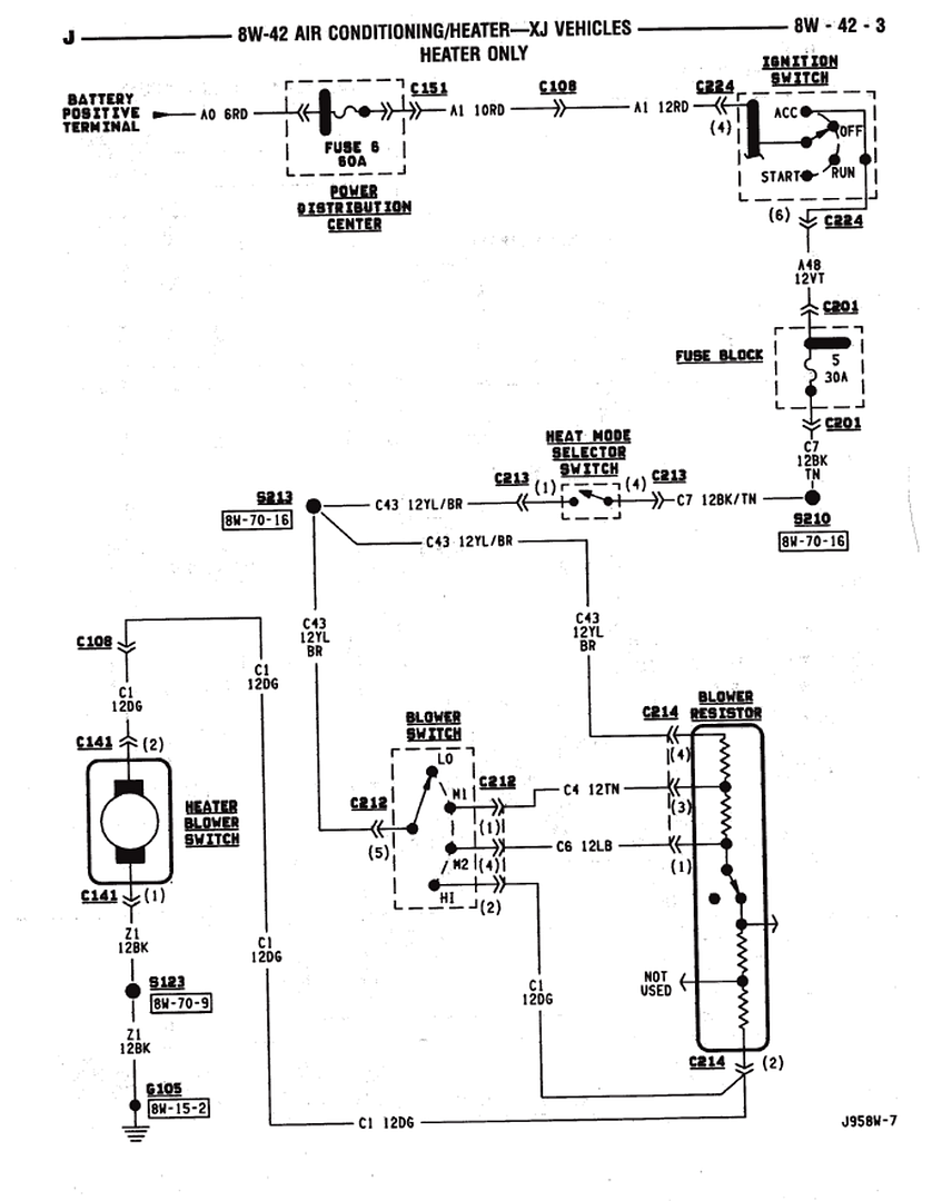 Blow motor not getting power - Jeep Cherokee Forum